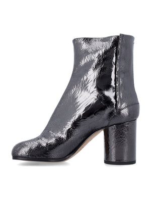 MAISON MARGIELA Contemporary Tabi Ankle Boots with Cylindrical Heel