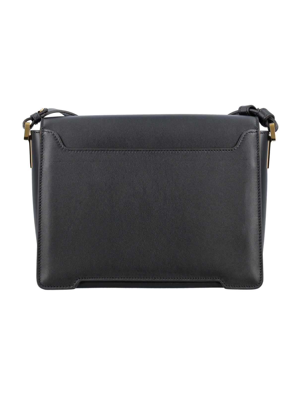 MARNI Elegant Trunk Mini Shoulder Bag in Black - 18x23x8cm