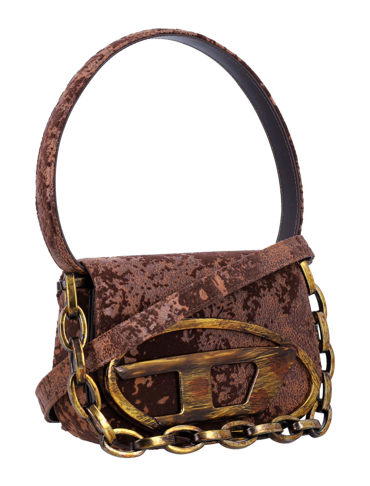 DIESEL Chic Flocked Mini Handbag