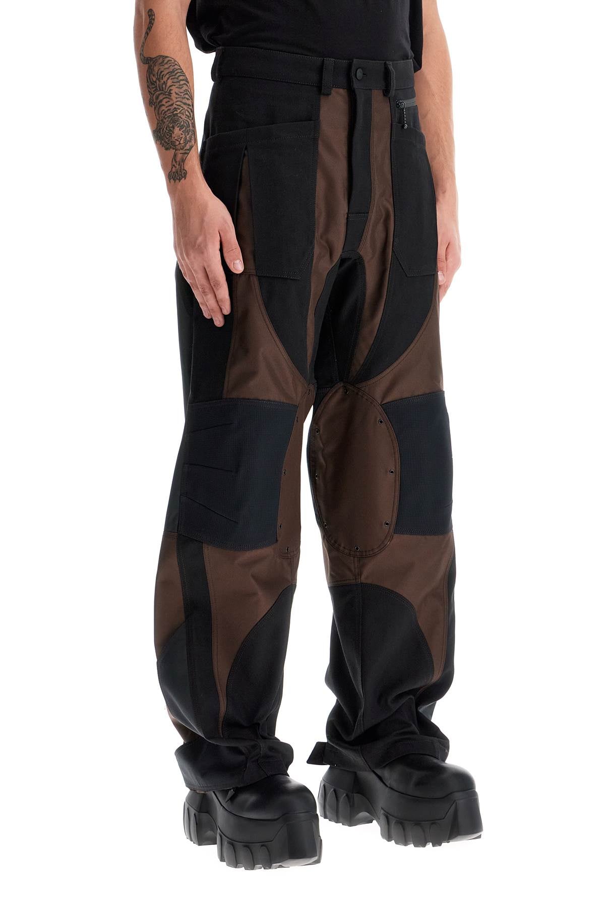 MUGLER Cargo Pants with Panel Construction - Relaxed Fit for Men