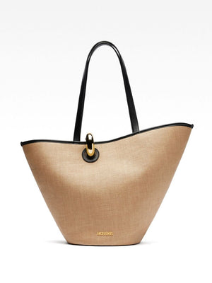 JACQUEMUS Mini Luxe Leather Tote