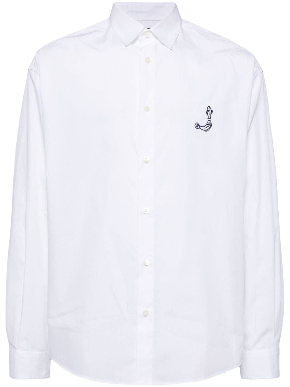 JACQUEMUS Crisp Cotton Logo Shirt