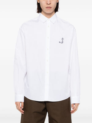 JACQUEMUS Crisp Cotton Logo Shirt