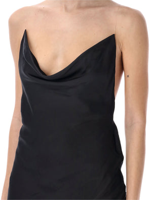 Y/PROJECT Invisible Straps Mini Dress in Black for Women - SS24 Collection