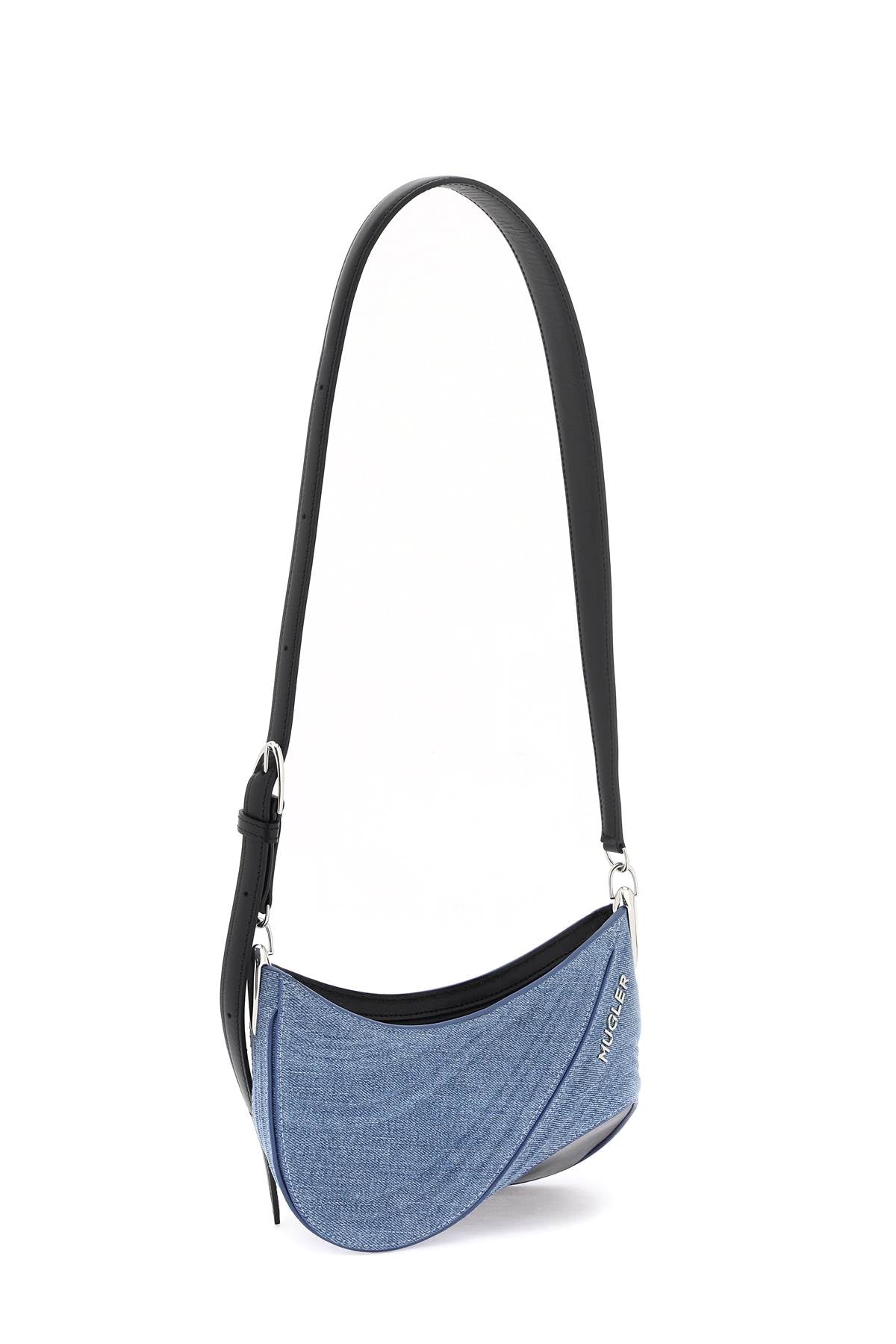 MUGLER Curve Mini Handbag - 23cm x 15cm x 11cm