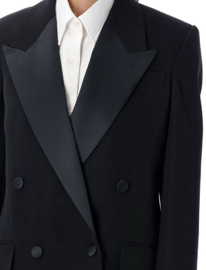 STELLA MCCARTNEY V-NECK TUXEDO BLAZER FOR WOMEN - Spring/Summer 2024