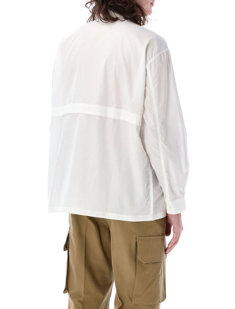 COMME DES GARÇONS HOMME PLUS Men's Cotton Concealed Pockets Shirt with Oversized Hidden Pockets by a Leading Designer