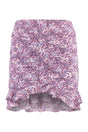 ISABEL MARANT Bold and Beautiful: Purple Printed Silk Skirt for Women