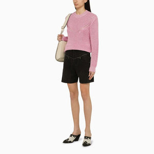 ISABEL MARANT Recycled Polyester Pink Crew-Neck Jumper for Women