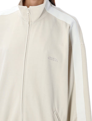 ISABEL MARANT ETOILE Oversized Ecru Track Jacket for Women - SS24 Collection