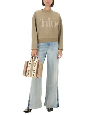 CHLOÉ Wide Leg Women's Denim Jeans - Size 26