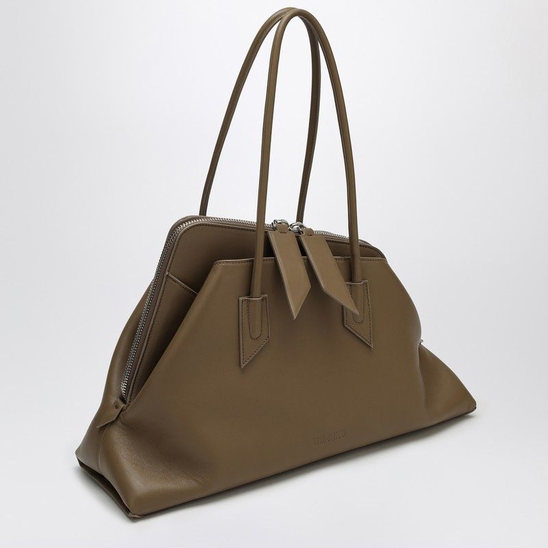 THE ATTICO Medium Camel Luxury Handbag