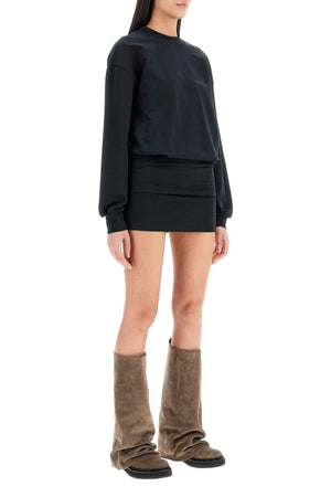 THE ATTICO Lightweight Fleece Mini Dress for Effortless Style