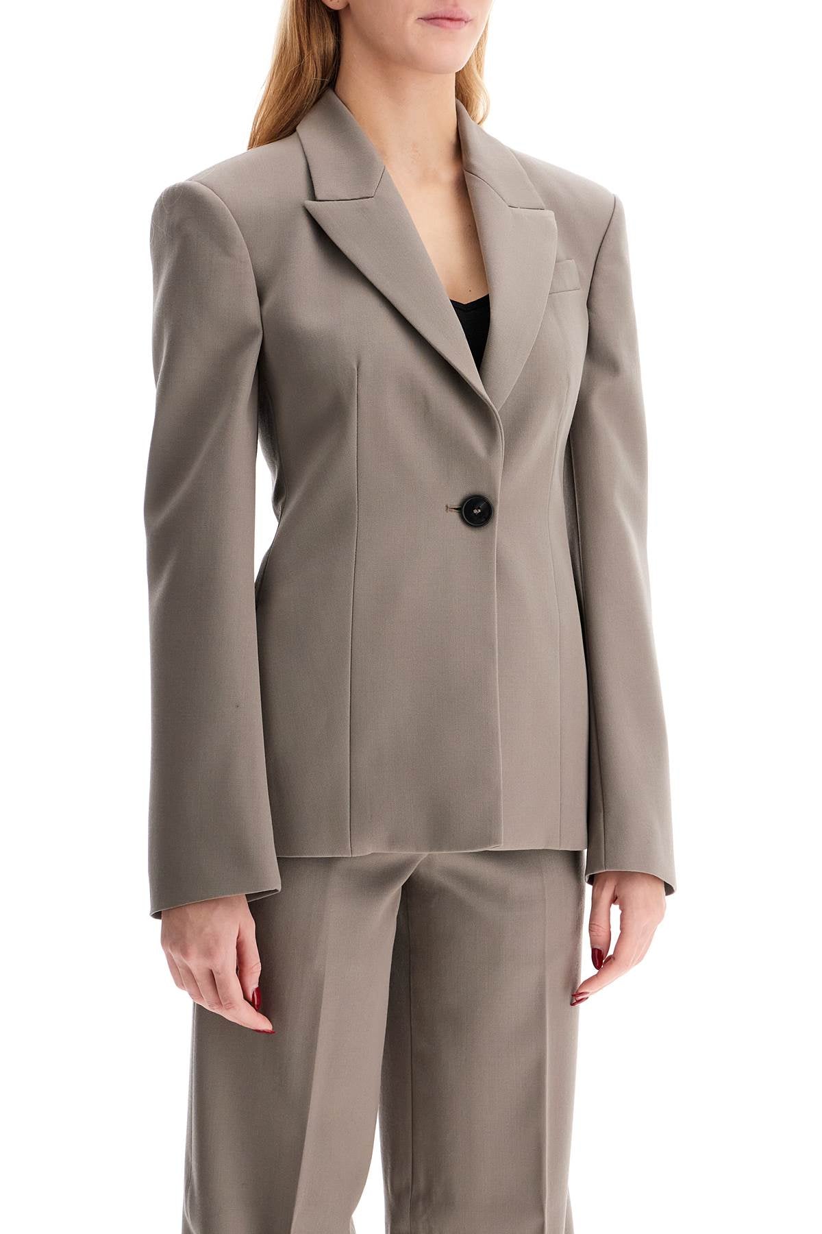 THE ATTICO Stylish Single-Breasted Wool Blazer - Size 38