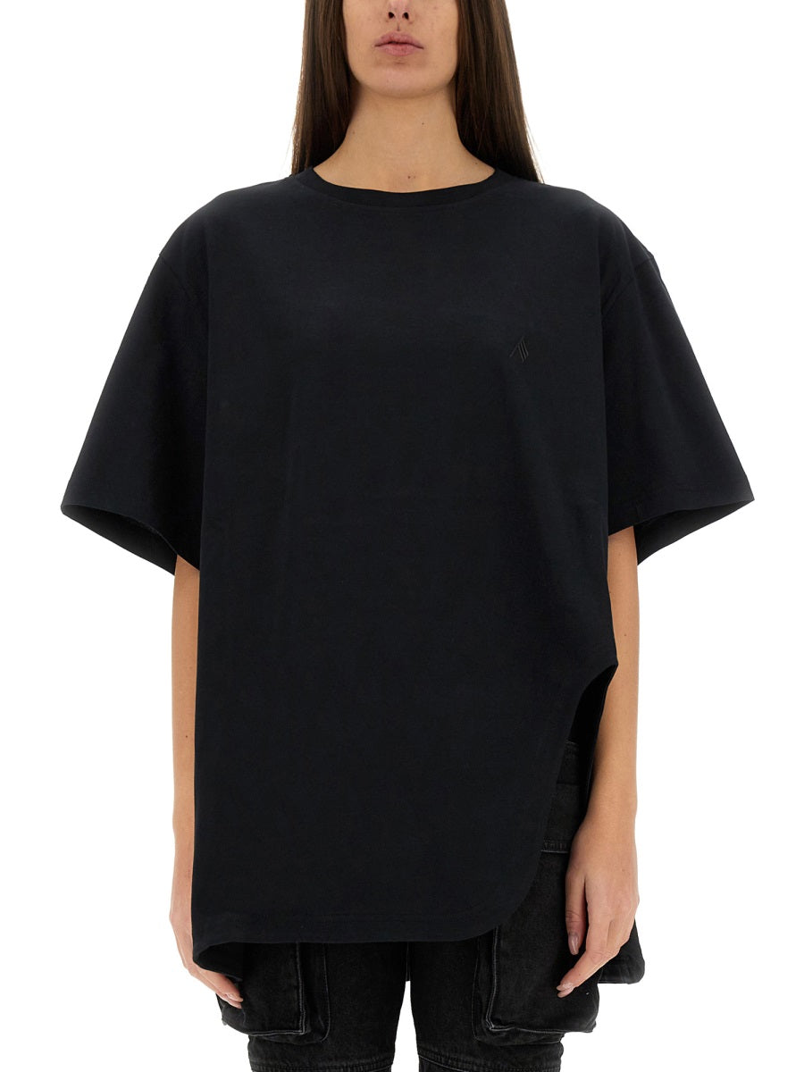 THE ATTICO Oversized Cotton T-Shirt - Size 38