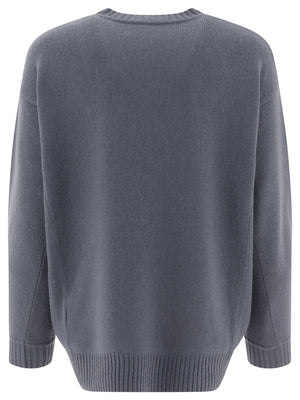 MAX MARA Light Blue Knit Sweater for Women - SS25 Collection