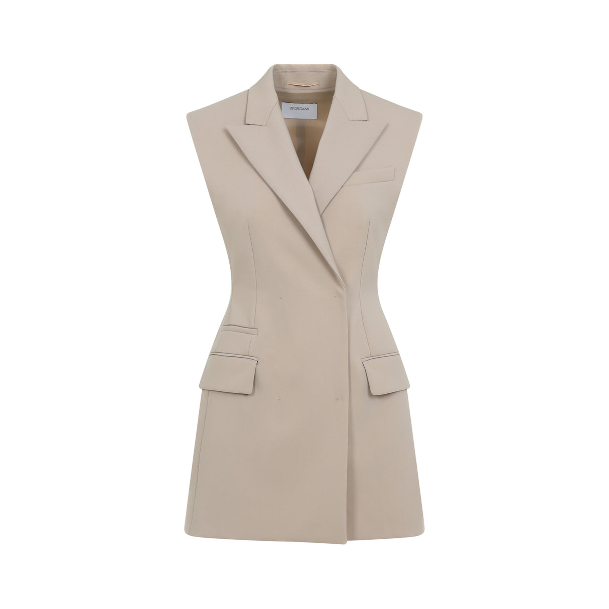 MAX MARA SPORTMAX Elegantly Tailored Wool Gilet for Women