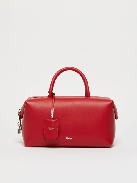 MAX MARA Elegant Leather Holdall Handbag - Spring/Summer 2025