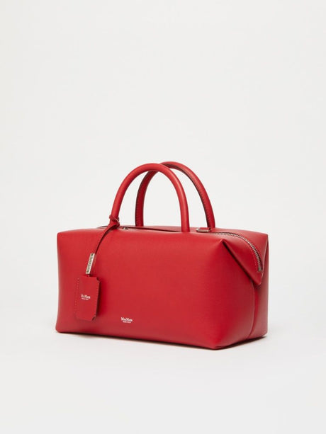 MAX MARA Elegant Leather Holdall Handbag - Spring/Summer 2025