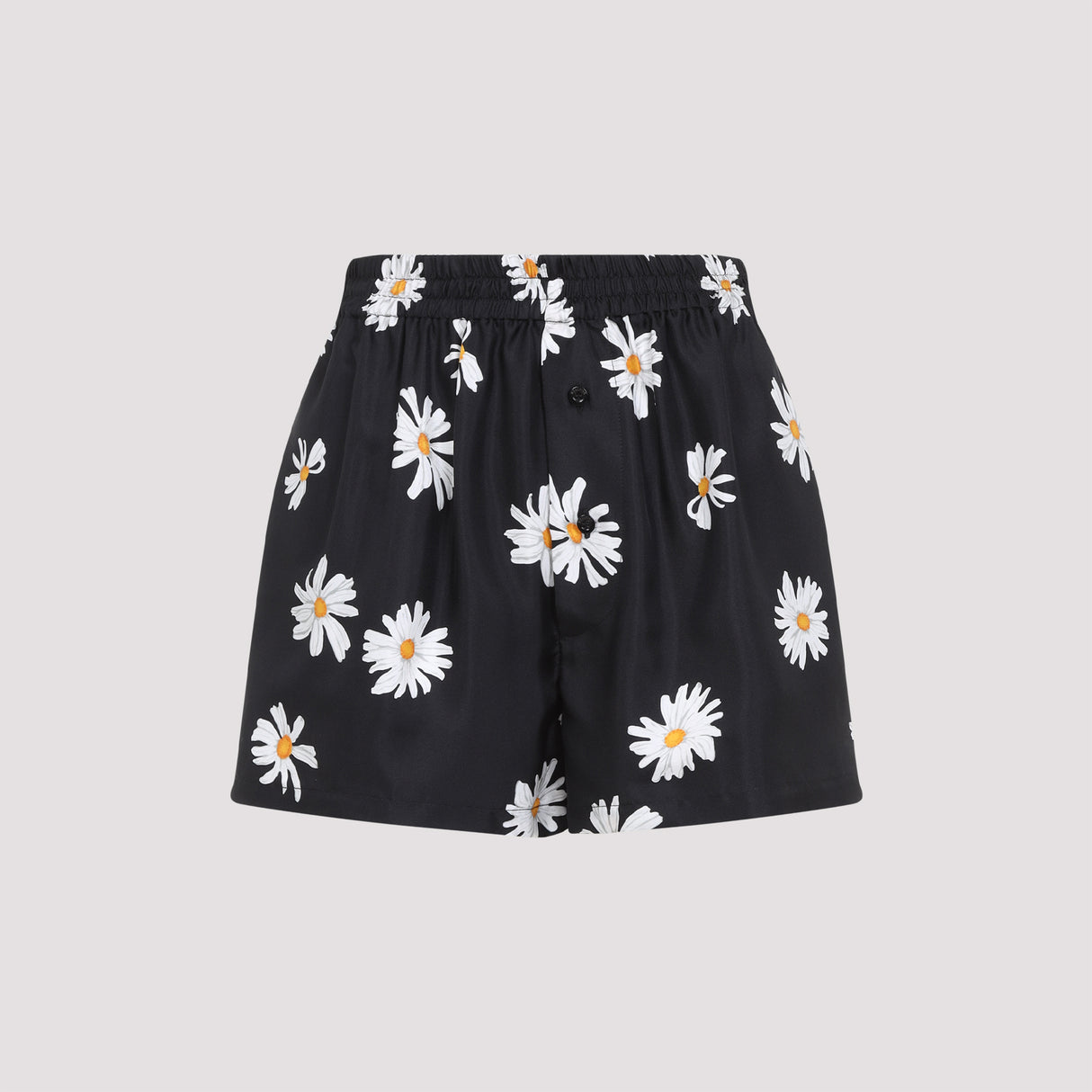 MOSCHINO COUTURE Luxurious Silk Mini Shorts for Women