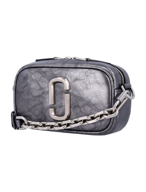 MARC JACOBS Metallic Distressed Big Shot Bag - 15CM Height