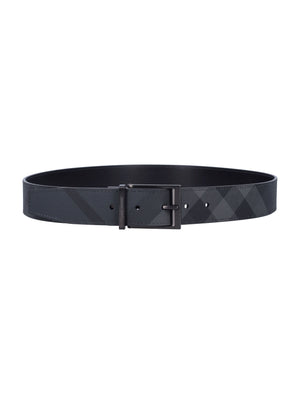 BURBERRY Reversible Check Belt - 3.5 cm