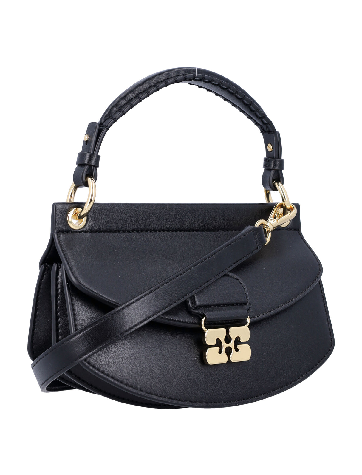 GANNI Stylish Mini Top Handle Handbag