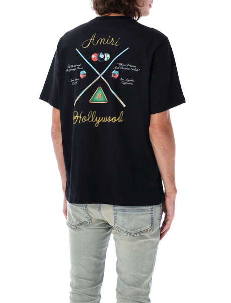 AMIRI Pool Cue Short Sleeve T-Shirt - Size L