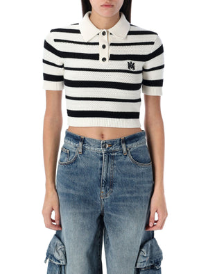 AMIRI Striped Mini Polo for Women