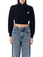 ISABEL MARANT ETOILE Mini Zip Cropped Cardigan