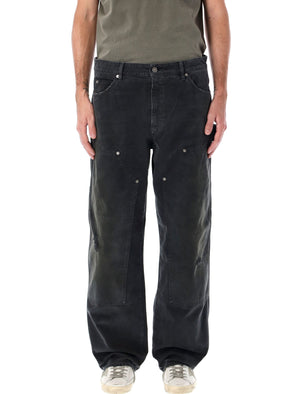 GOLDEN GOOSE Distressed Painter Pant - Loose Fit for Men