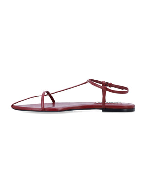 JIL SANDER Flat Cage Sandals for Women