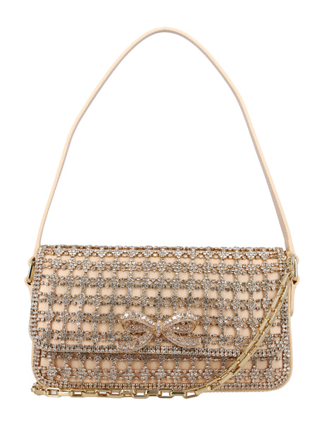 SELF-PORTRAIT Mini Crystal Baguette Handbag