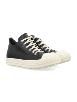 RICK OWENS Low-Top Leather Sneakers for Men