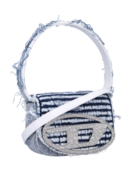 DIESEL Mini Denim Handbag with D Logo