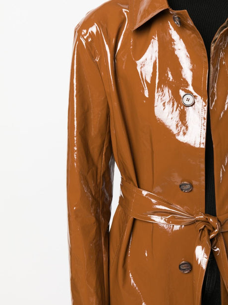 FILIPPA K Glossy-Finish Trench Coat for Women