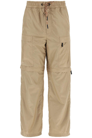 MONCLER GRENOBLE Convertible Ripstop Pants from the Day-namic Collection for Men in Tan