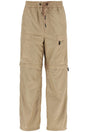 MONCLER GRENOBLE Convertible Ripstop Pants from the Day-namic Collection for Men in Tan