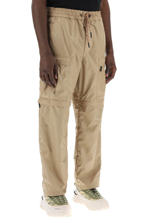 MONCLER GRENOBLE Convertible Ripstop Pants from the Day-namic Collection for Men in Tan