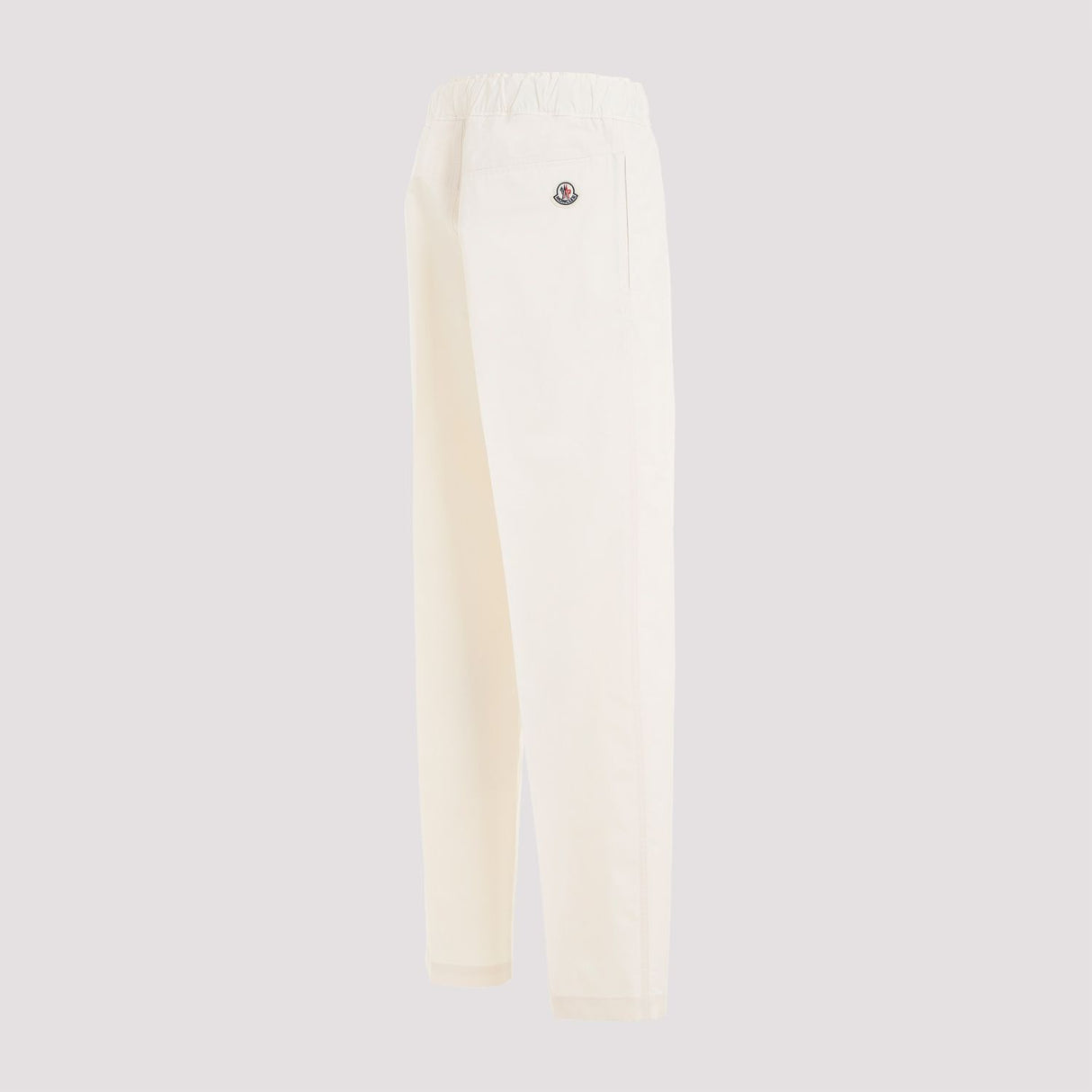 MONCLER Beige Cotton Track Pants for Men