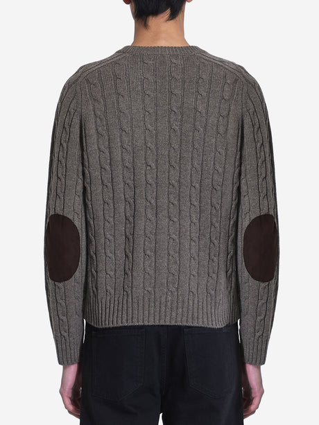 CELINE Triomphe Crewneck Sweater - Regular Fit