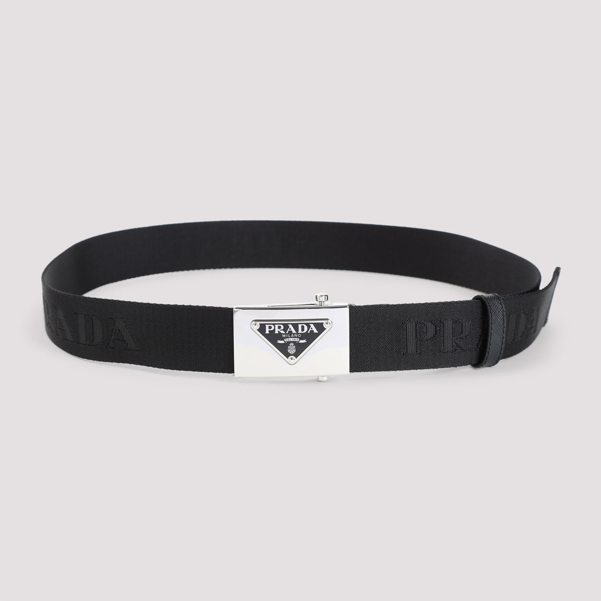 PRADA Elegant Leather Belt - 3.5cm Width