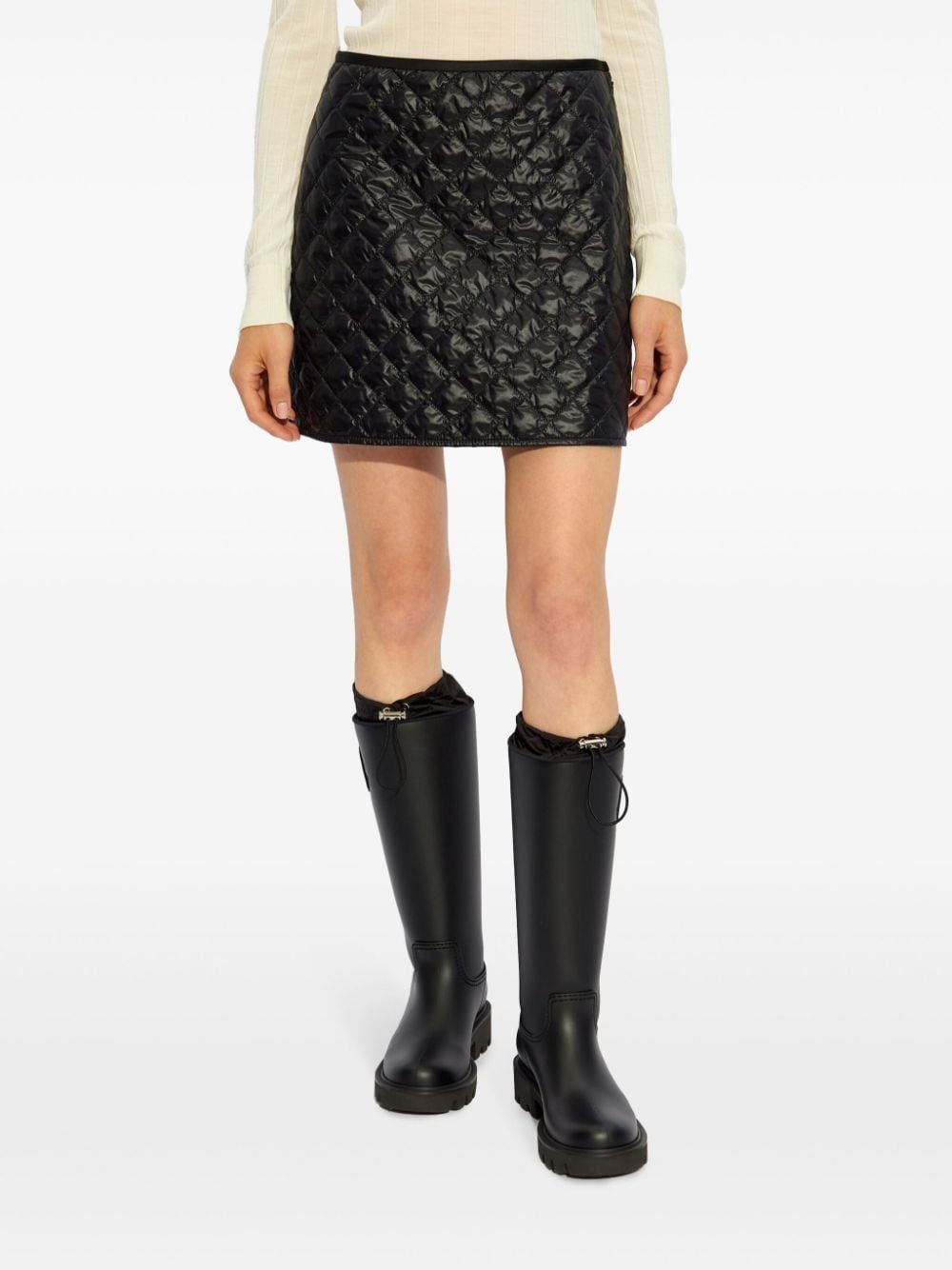 MONCLER Elegant Mini Skirt for Winter