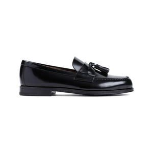 PRADA Elegant Brushed Calf Leather Loafers