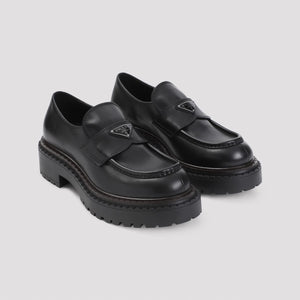 PRADA Premium Leather Loafers for Men - Fall/Winter 2024