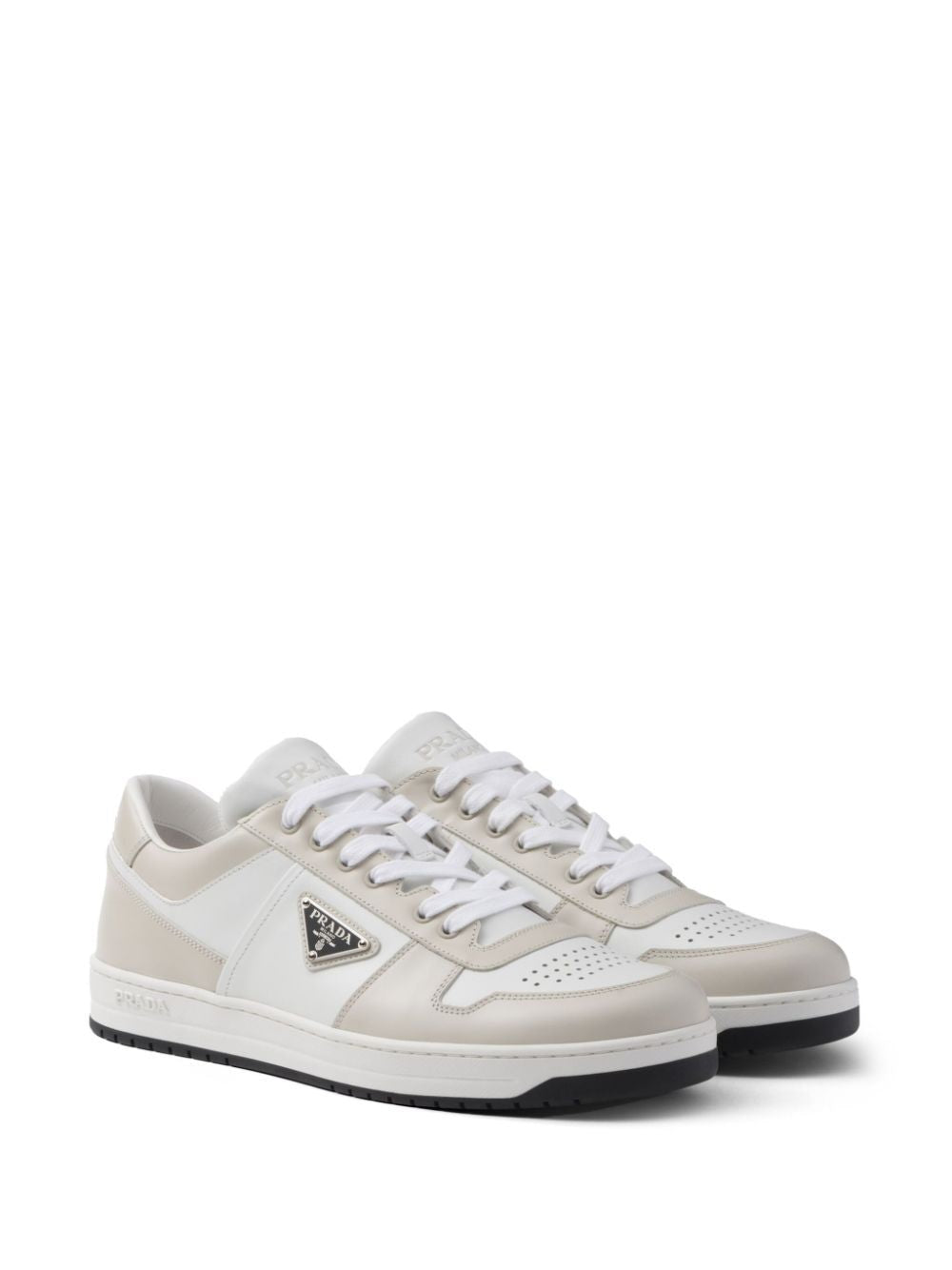 PRADA Downtown Men's Premium Leather Sneakers