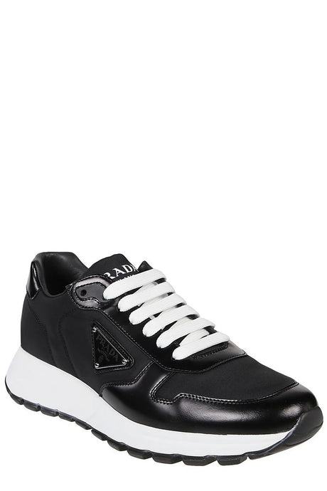 PRADA Premium Calf Leather Sneakers for Men - SS25 Collection