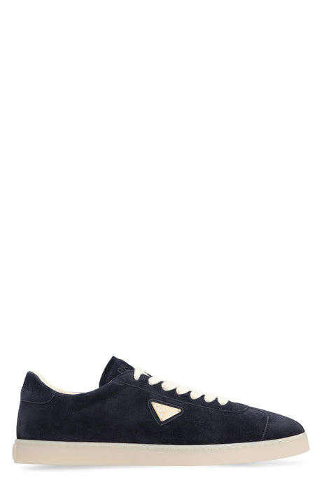 PRADA Suede Round Toe Sneakers for Men