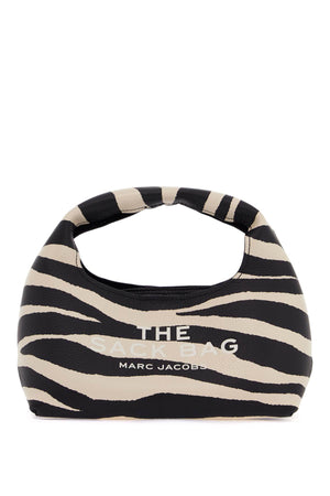 MARC JACOBS Zebra-Printed Grained Leather Mini Sack Handbag