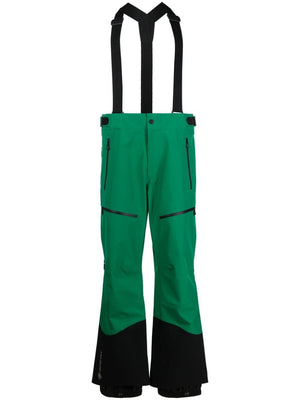 MONCLER Green Ski Trousers for Men - FW23 Collection